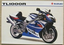 SUZUKI TL1000R Motorcycle Sales Specification Leaflet Nov 1999 #MB00TL1000R-LEAF