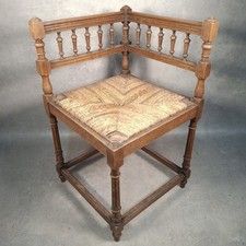 Antique Victorian Corner Chair