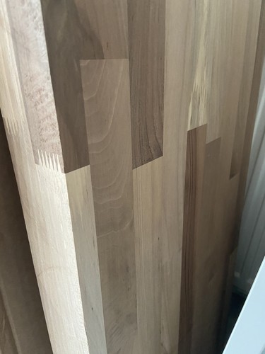 Solid timber worktop - solid, 1200
