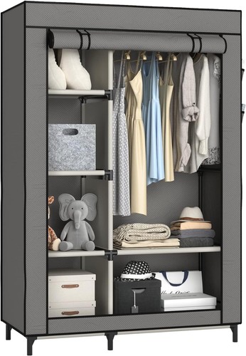Canvas wardrobe portable - canvas,