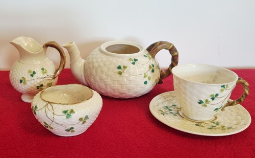 Antique belleek porcelain - antique,