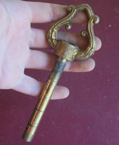 Gilt brass bronze lamp - 1,