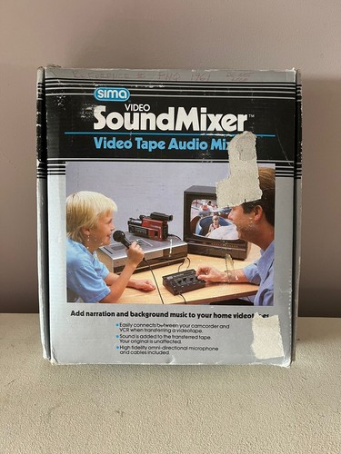 Sima video tape audio - audio, mixer