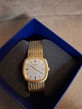 Vintage Bulova Slim Line Manual Wind Gold Mens Watch
