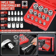 14PC E Torx Socket Set Female