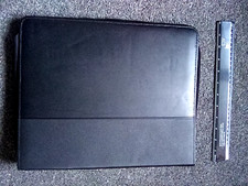 Filofax A4 Zipped Portfolio Black Faux Leather Vodafone branded