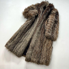 SAGA FOX Silver Fox Fur Coat