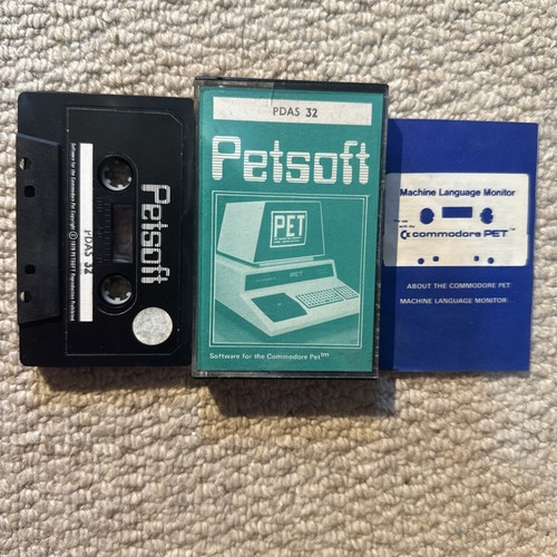 Vintage commodore petsoft - commodore, pet
