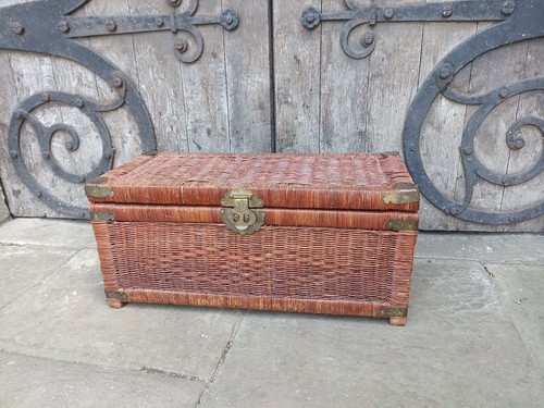 Vtg chinoiserie handwoven - vtg,
