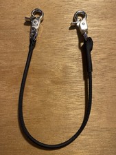 Falconry Safety Glove Leash / Double Clip 12” Paracord Hawks Falcons