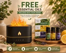 Black flame essential oil - black,