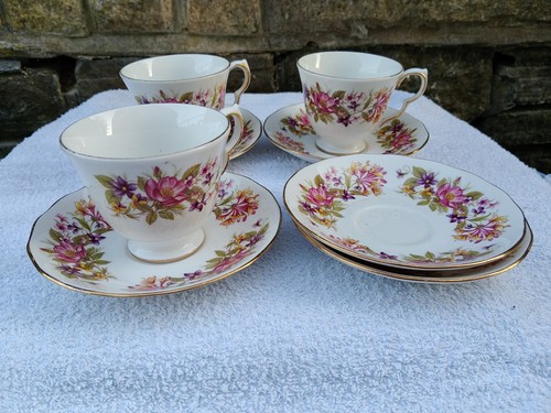 Vintage colclough tea - tea, cups
