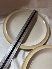 2 Used Denby Caramel 22.5cm