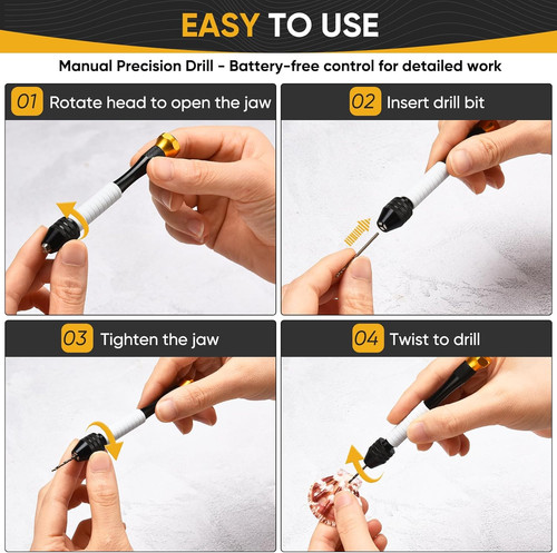 Hand drill set bits - drill, 22