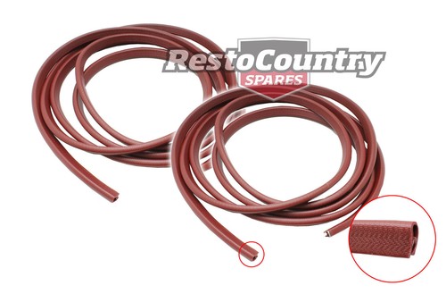 Holden pinchweld maroon pair - maroon,
