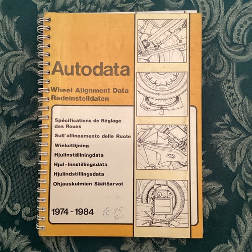 Autodata wheel alignment data - autodata,