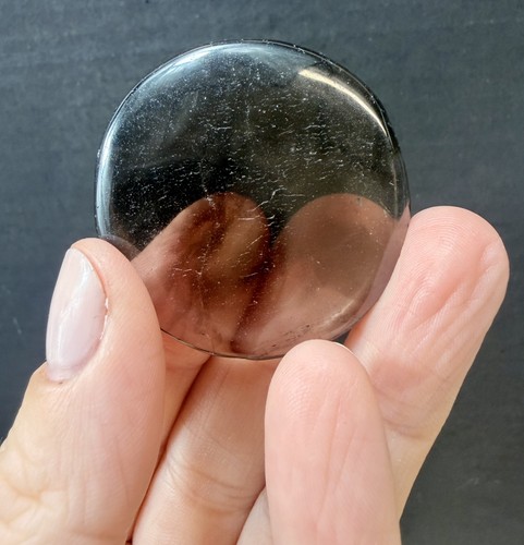 Crystal dark smoky quartz palm - crystal,