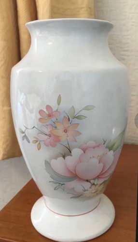 Vintage floral vase maryleigh - vintage, vase,