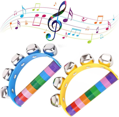 Pack rainbow jingle bells - bells,