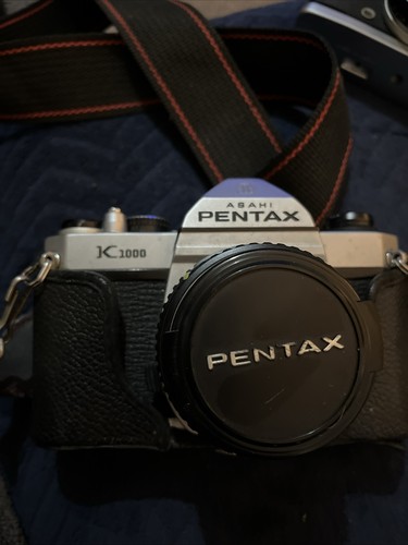 Asahi pentax k1000 slr film - asahi,