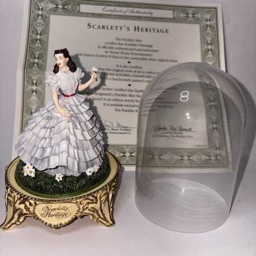 Franklin mint gone the wind - w/the,