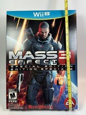 Mass Effect 3 Promotional Empty Box Display GameStop Advertisement Wii U RARE