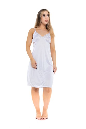 Ladies lace full slip - ladies,
