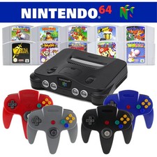 Nintendo 64 N64 Console + 1 2 3 4 Controller  Power Cable & Gaming Classics