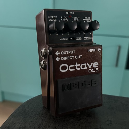 Boss octave guitar - oc-5, and