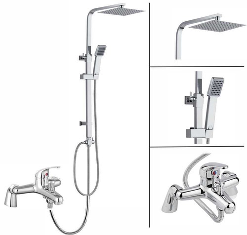 Shower kit twin head - twin,