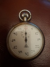 Rocar Vintage Swiss Made TIM 1/5th Seconds Mechanical Stopwatch - Working