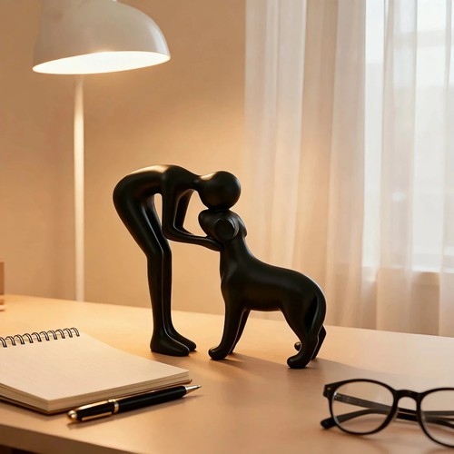 Abstract human pet figurine - human, &