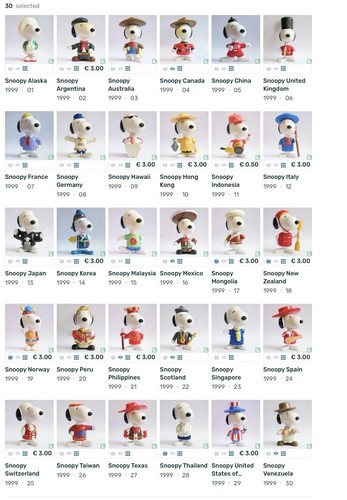Snoopy figure world tour - figure,