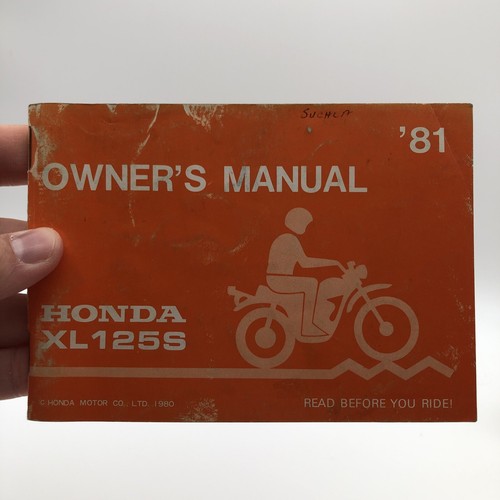 Vintage 1980 1981 honda xl125s - vintage,