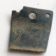 Saxon Celtic Viking bronze metal detector find detailed decorative, Loft Find