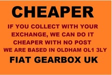 FIAT PUNTO EVO    RECON    gearbox    5 speed   12 / 14 PETROL  F8 / 88