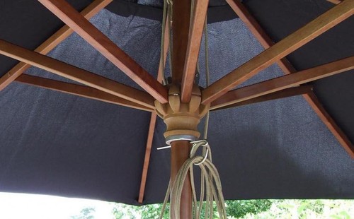 3x2 metre wooden - wooden, parasol