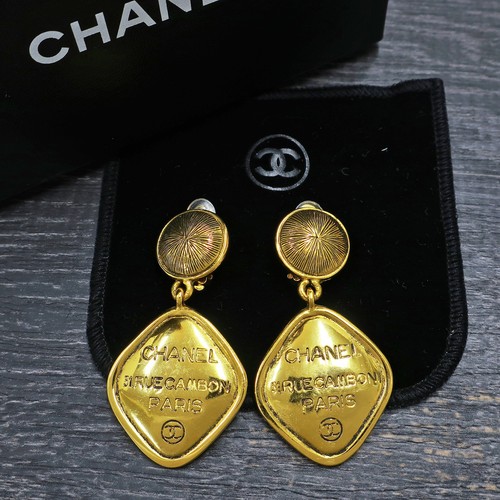 Chanel gold plated logos - chanel,