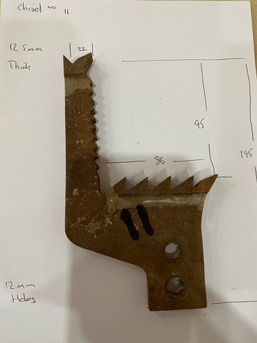 Oscillating chisel for - chisel,