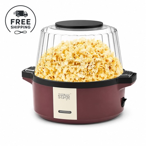 Hot air popcorn maker electric - popcorn,