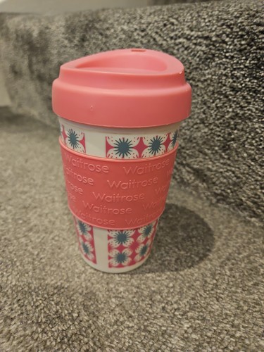 Pink waitrose reusable travel - waitrose,