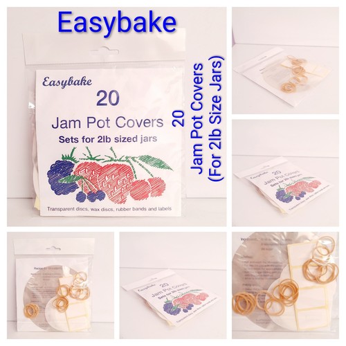Easybake jam pot covers - set, of