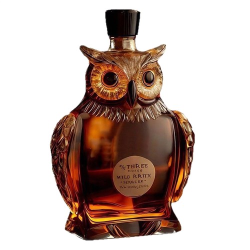 Alcohol decanter 350ml owl - decanter,