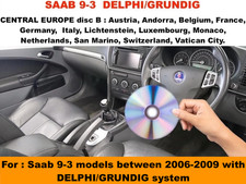 SAAB 9-3 MAP DVD -  EUROPEAN