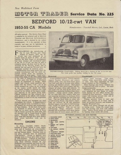 Bedford cwt van 1953 - 10/12,