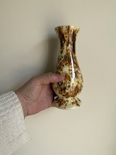 Pottery Vase Cream & Tan