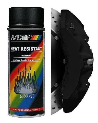 Matt black brake caliper paint - black,