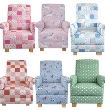 Patchwork Fabric Armchair