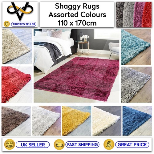 Shaggy rugs rectangular 110 - rugs,