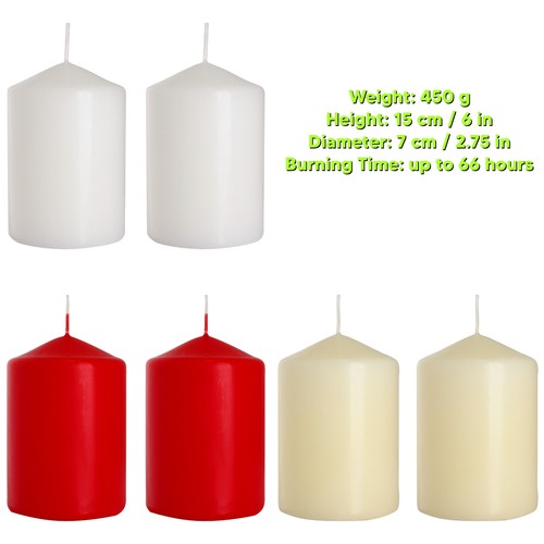 Pillar candles pack 2 - pillar,